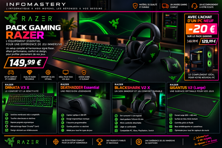 infomastery pack gaming razer
